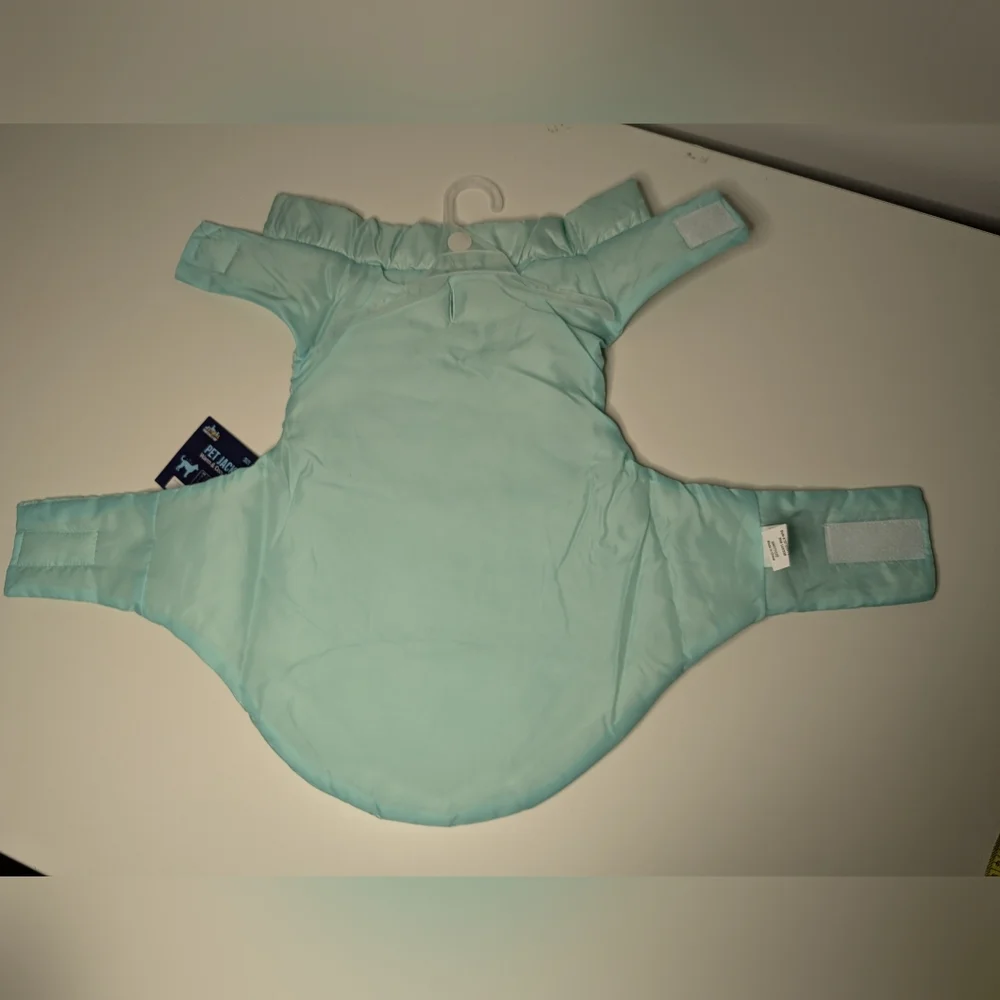 NWT Pawsitively Fun Large Light Blue Pet Jacket "Warm & Cozy Sherpa" - Picture 3 of 7